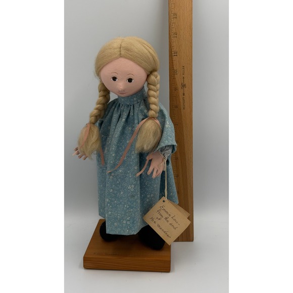Ellen Turner Other - Ellen Turner NIADA Artist Doll Emmie Lou Folk Art Cloth Doll Signed 12.5"